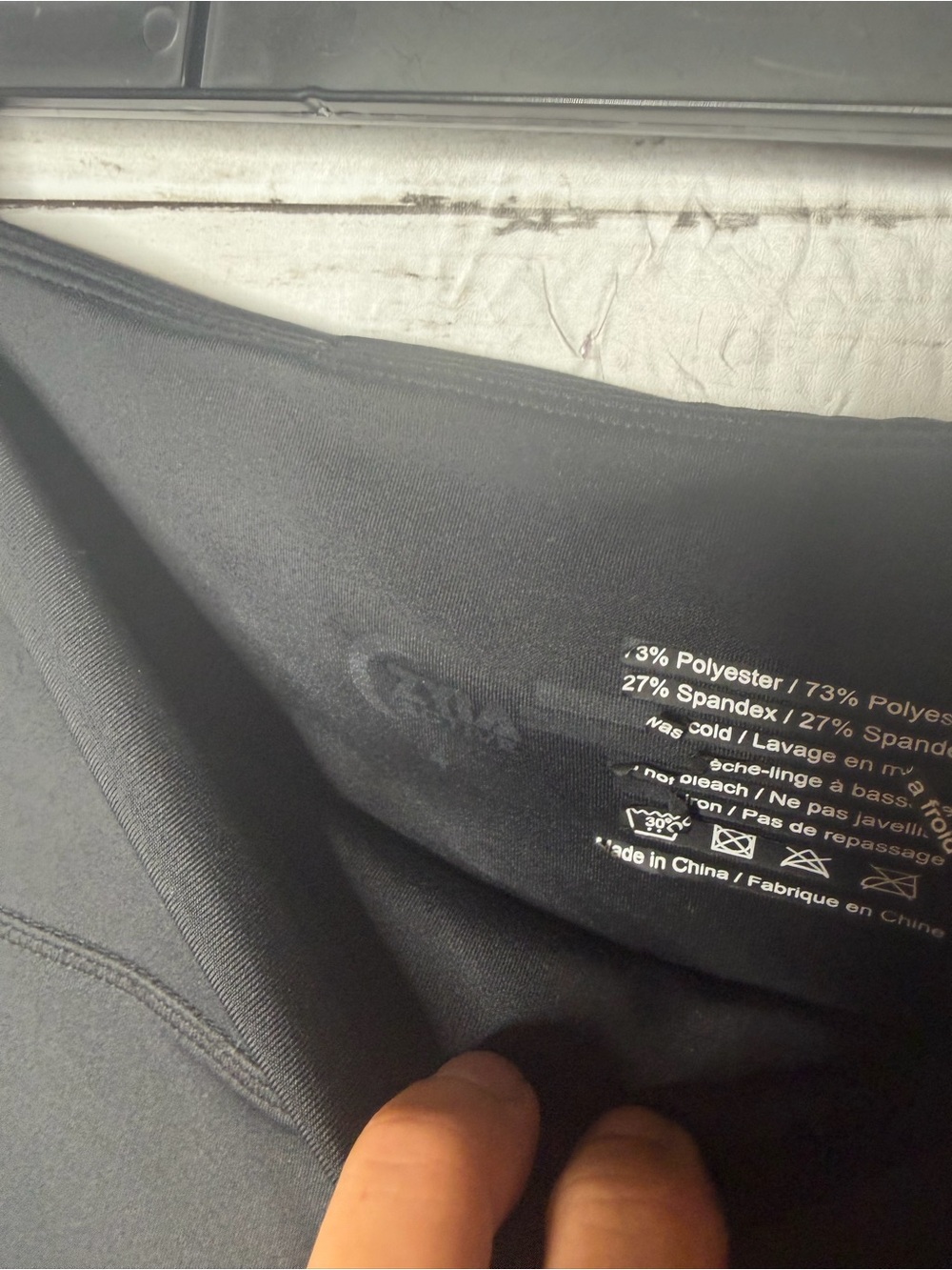 Zyia Active Black Flare Leggings Yoga Pants Size 4 - Picture 4 of 5